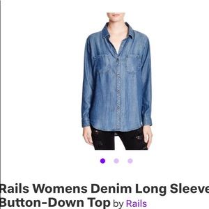 Perfect condition Rails long sleeve slim shirt.
